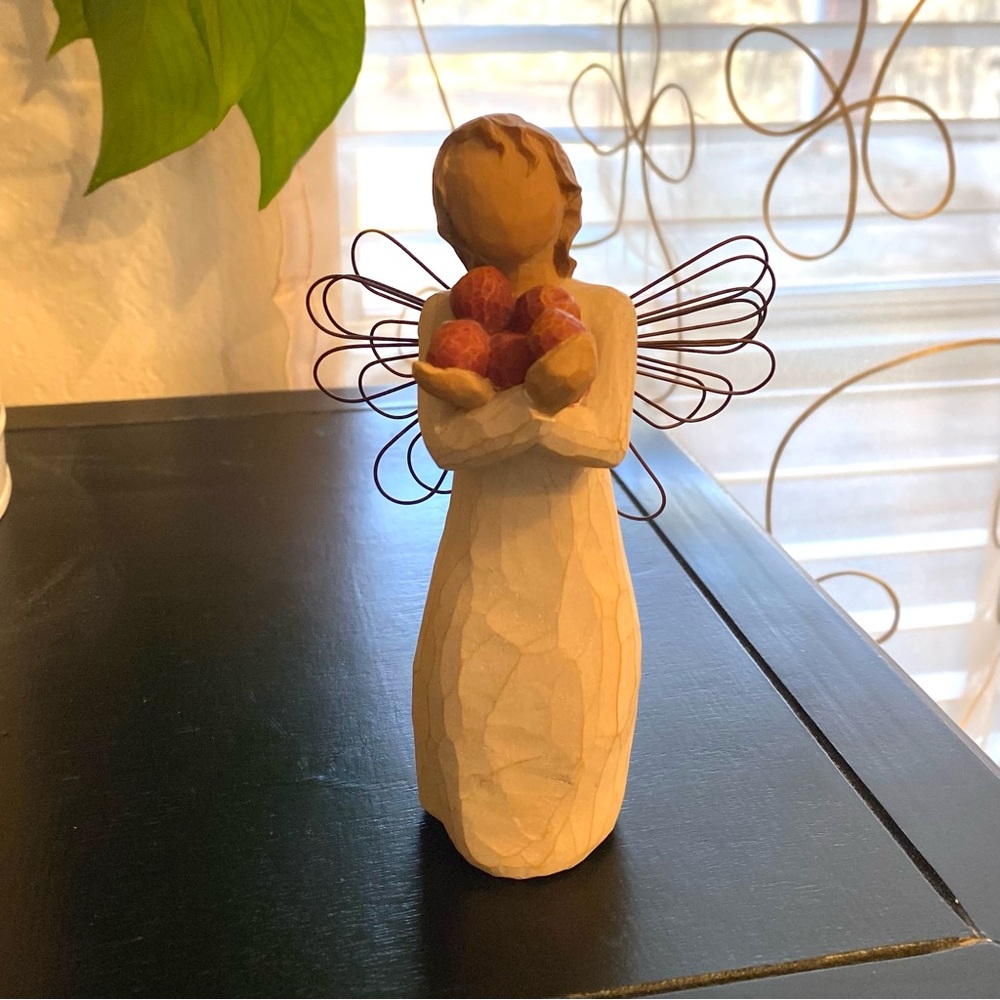 Vintage Willow Tree figurative sculpture. “Good Health”, estate piece.